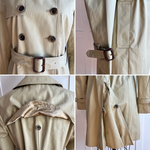 J. Crew Collection Icon Trench Coat, khaki, size 2 - Picture 13 of 13